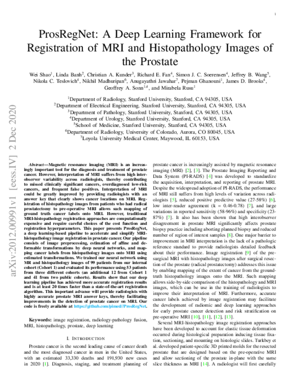 (PDF) ProsRegNet: A deep learning framework for registration of MRI and ...