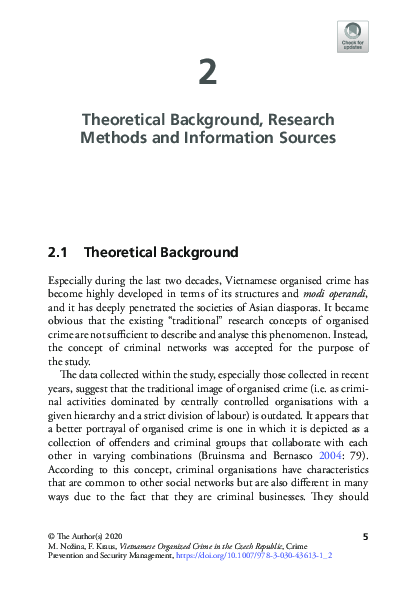(PDF) Theoretical Background, Research Methods and Information Sources
