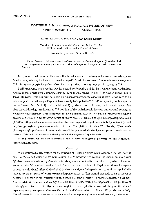 (PDF) Synthesis and antibacterial activities of new fluoroquinolones ...