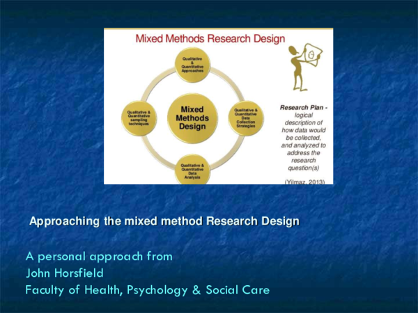 (PDF) Getting to grips with Mixed Methods Presentation v4