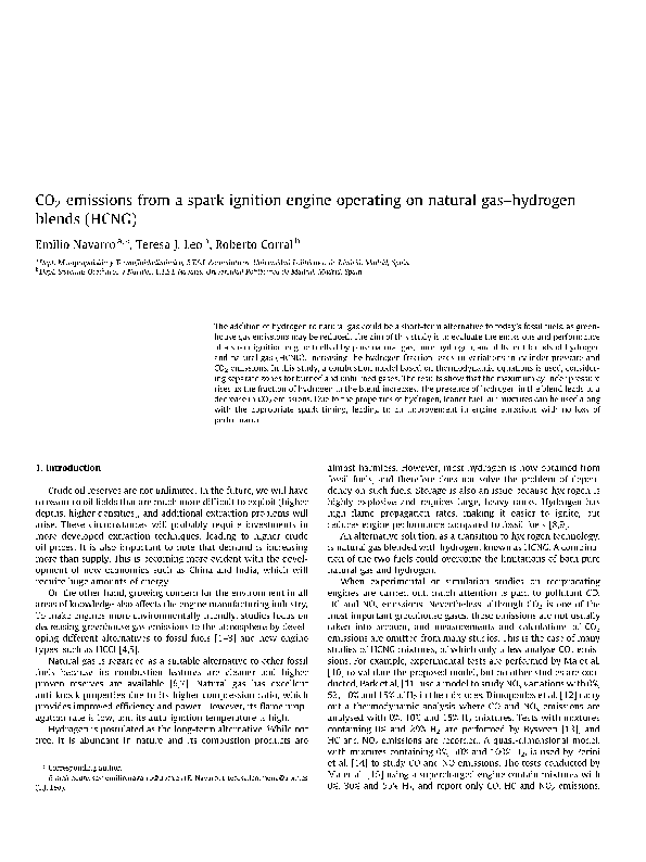 (PDF) CO2 emissions from a spark ignition engine operating on natural ...