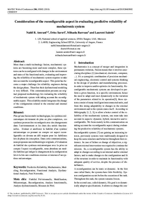 (PDF) Consideration of the reconfigurable aspect in evaluating ...