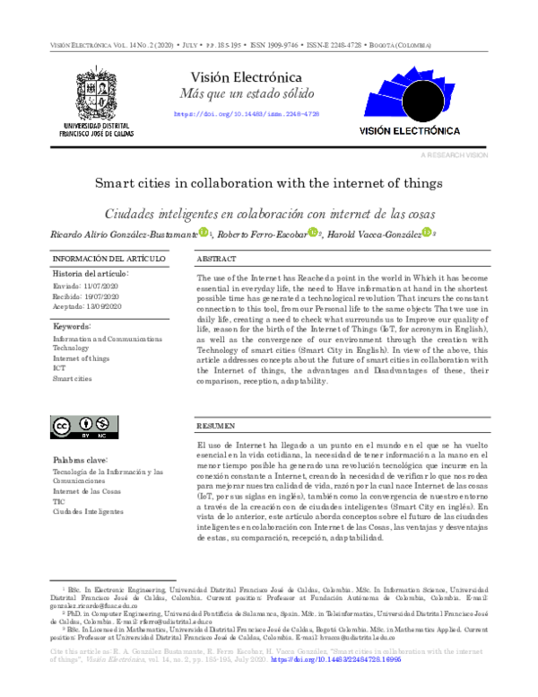 (PDF) Smart cities in collaboration with the internet of things
