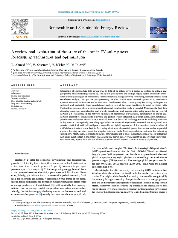 (PDF) A review and evaluation of the state-of-the-art in PV solar power ...