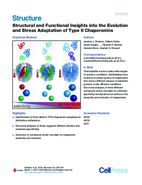 (PDF) Structural and Functional Insights into the Evolution and Stress ...