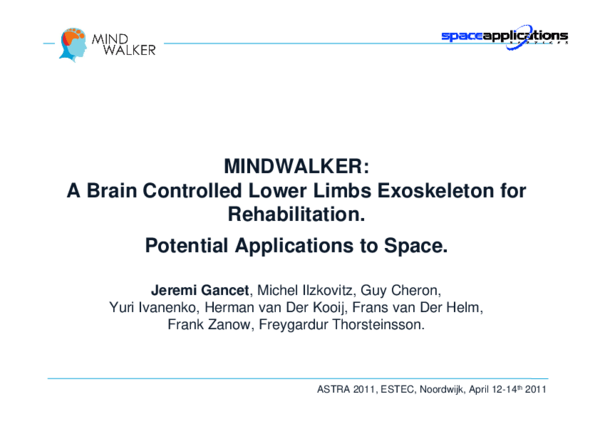 (PDF) Mindwalker: A Brain Controlled Lower Limbs Exoskeleton for ...