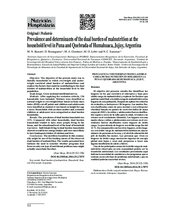 (PDF) Prevalence and determinants of the dual burden of malnutrition at ...