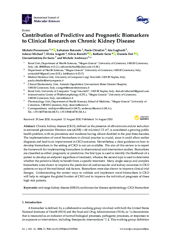 (PDF) Contribution of Predictive and Prognostic Biomarkers to Clinical ...