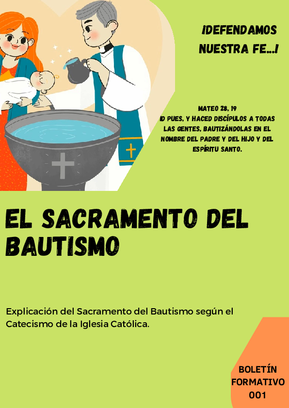 (PDF) El sacramento del Bautismo