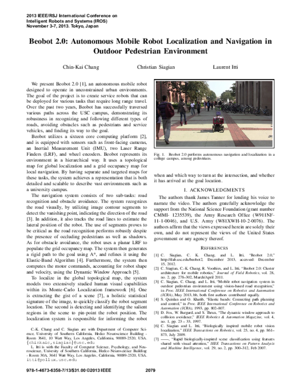 (PDF) Beobot 2.0: Autonomous mobile robot localization and navigation ...