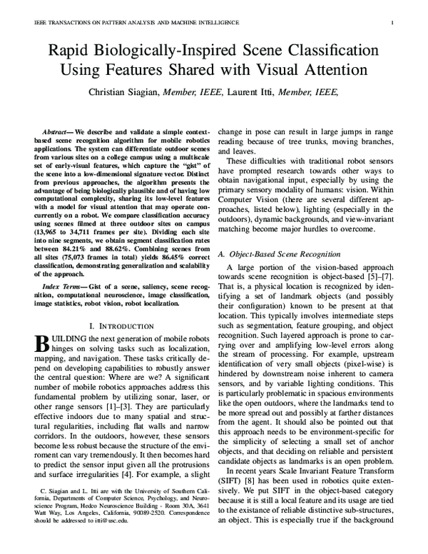 (PDF) Rapid Biologically-Inspired Scene Classification Using Features ...