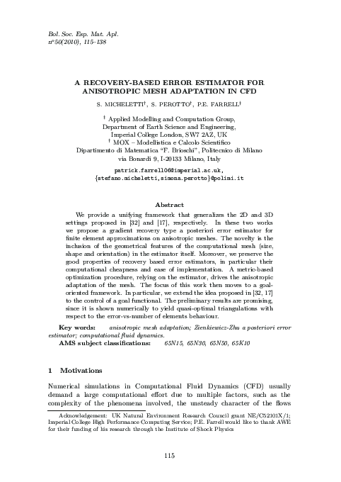 (PDF) A recovery-based error estimator for anisotropic mesh adaptation ...