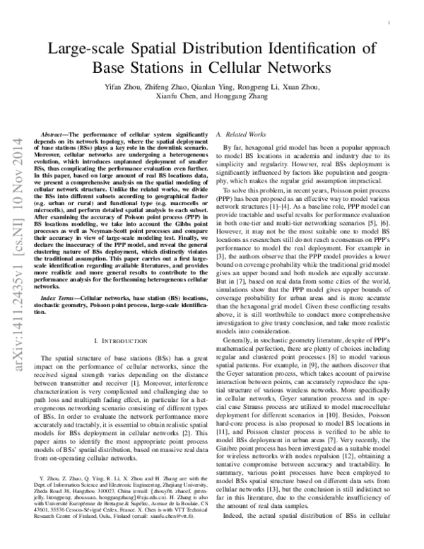 (PDF) Large-scale Spatial Distribution Identification of Base Stations ...