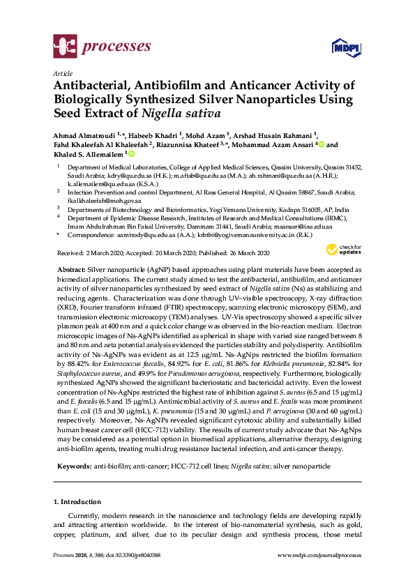 (PDF) Antibacterial, Antibiofilm and Anticancer Activity of ...