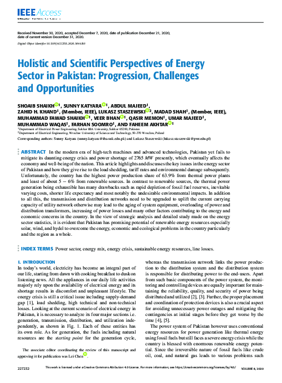 (PDF) Holistic and Scientific Perspectives of Energy Sector in Pakistan ...