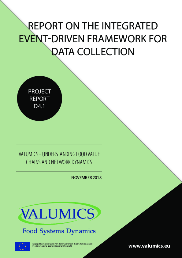 (PDF) Report on the integrated event-driven framework for data collection