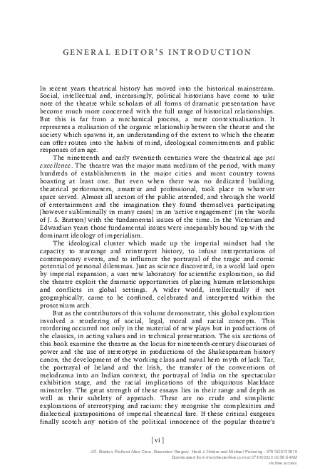 (PDF) General Editor’s introduction