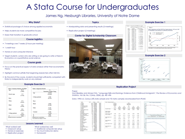 (PDF) A Stata course for undergraduates