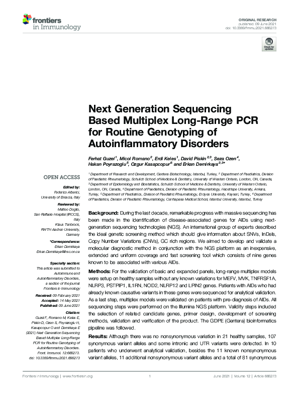 (PDF) Next Generation Sequencing Based Multiplex Long-Range PCR for ...