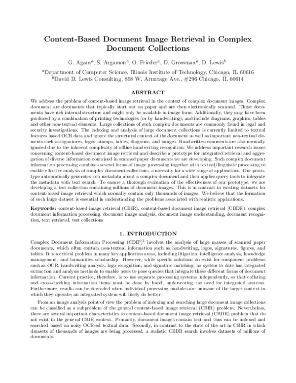 (PDF) Content-based document image retrieval in complex document ...