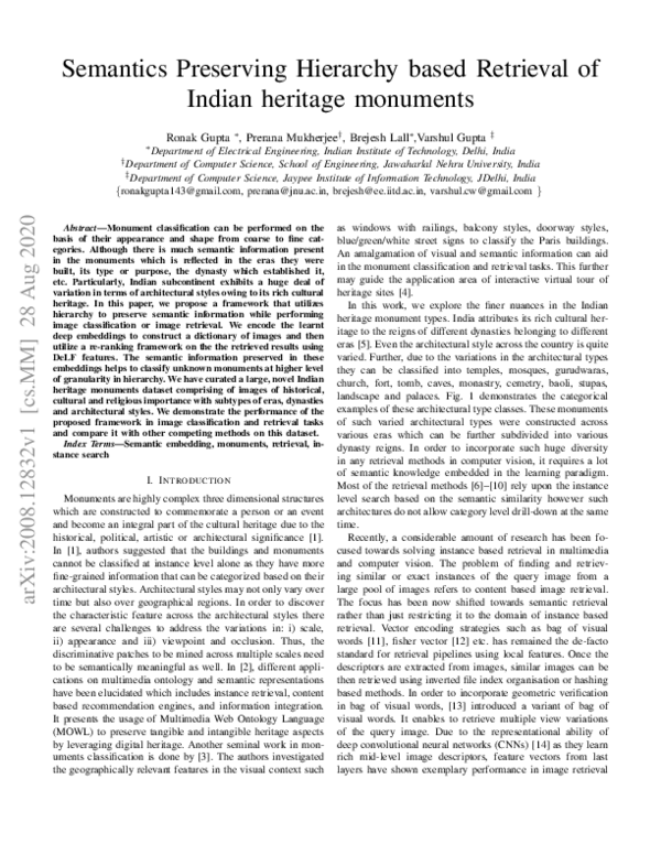 (PDF) Semantics Preserving Hierarchy based Retrieval of Indian heritage ...
