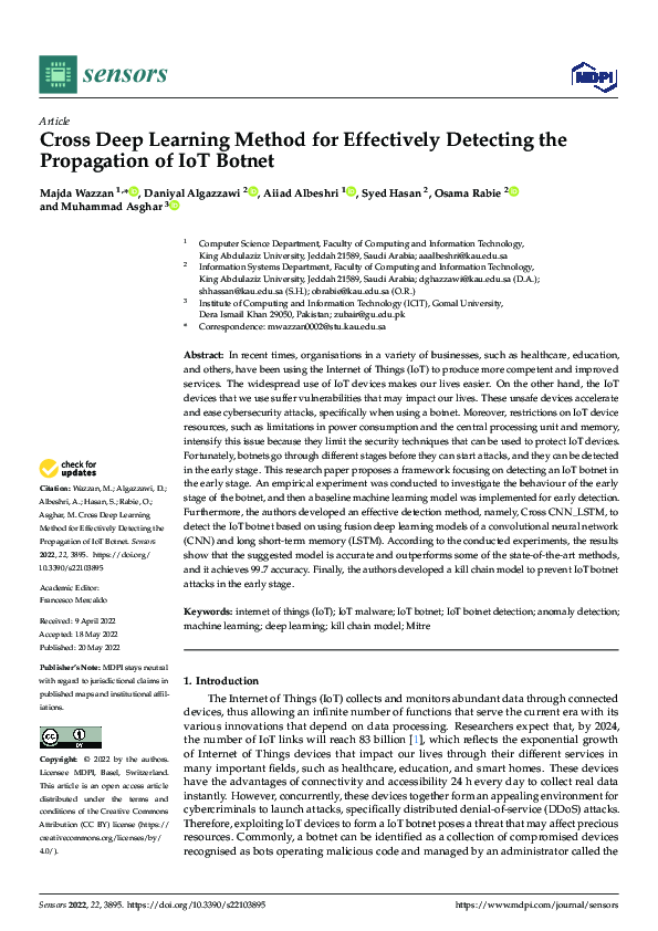 (PDF) Cross Deep Learning Method for Effectively Detecting the ...