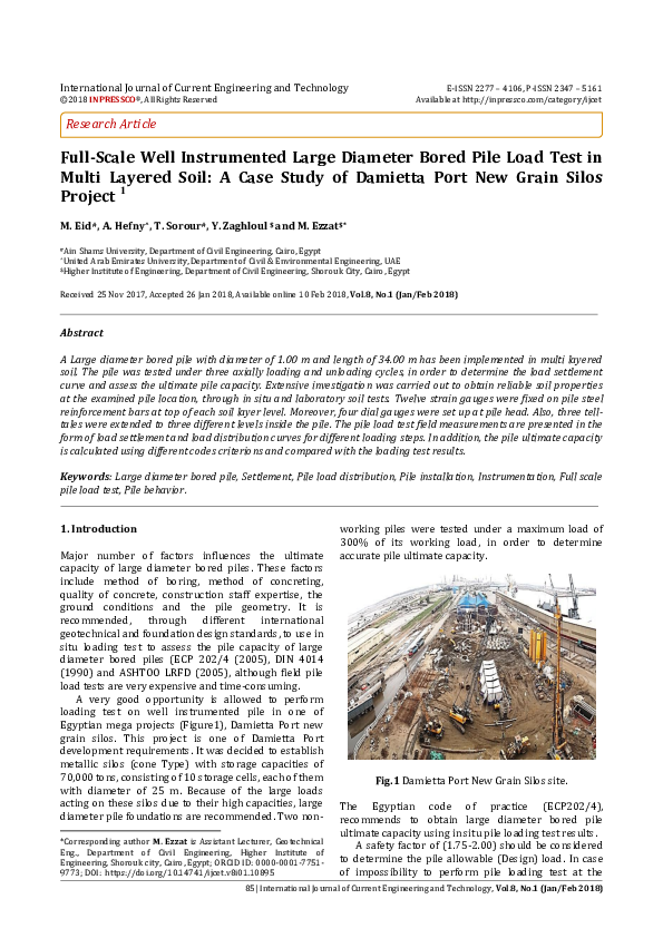 (PDF) Full-Scale Well Instrumented Large Diameter Bored Pile Load Test ...