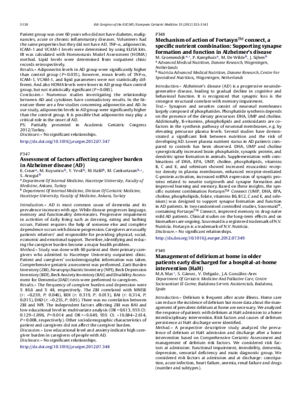 (PDF) Assessment of factors affecting caregiver burden in Alzheimer ...