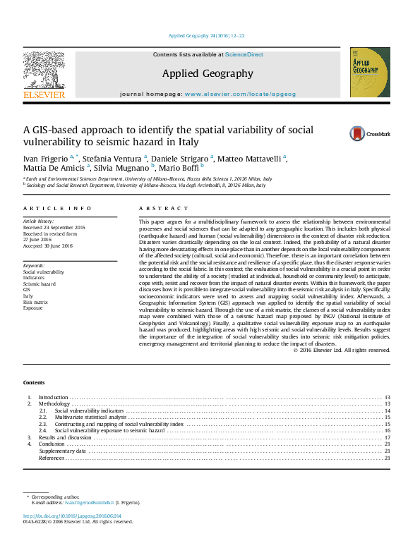 (PDF) A GIS-based approach to identify the spatial variability of ...