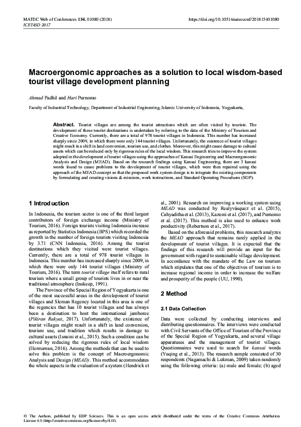 (PDF) Macroergonomic approaches as a solution to local wisdom-based ...