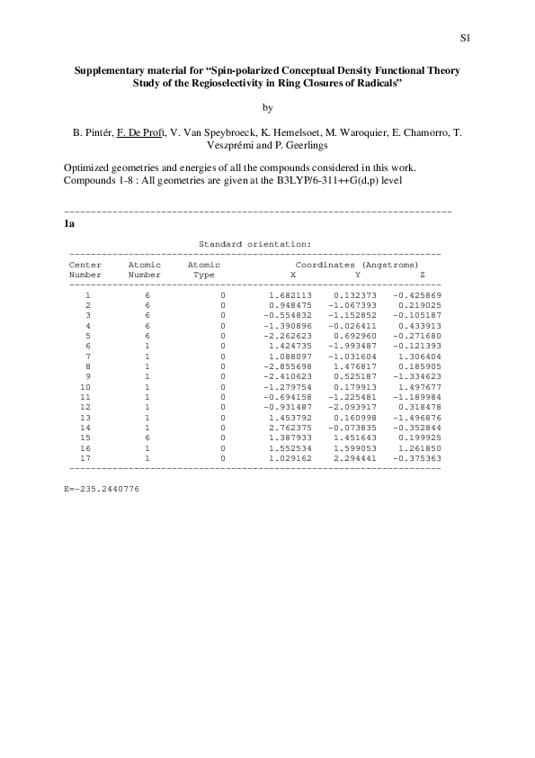 (PDF) Spin-Polarized Conceptual Density Functional Theory Study of the ...