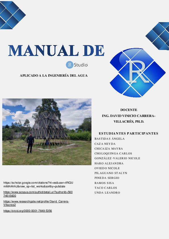 (PDF) MANUAL DE R STUDIO APLICADO A LA INGENIERÍA DEL AGUA