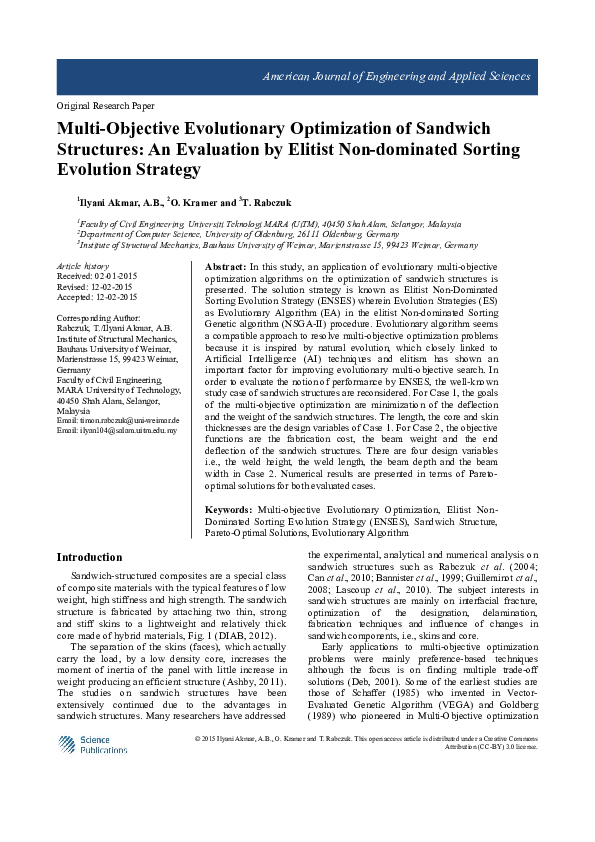 (PDF) Multiobjective evolutionary optimization of batch process ...