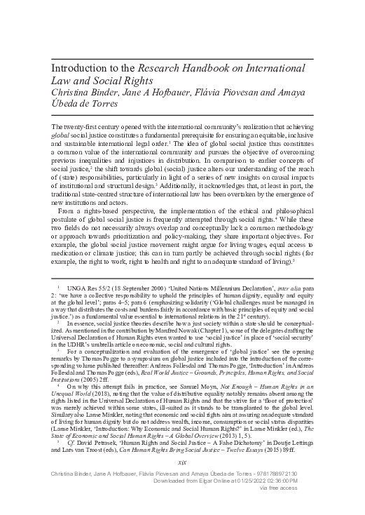 (PDF) Introduction to the Research Handbook on International Law and ...