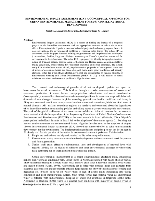 pdf-environmental-impact-assessment-eia-a-conceptual-approach