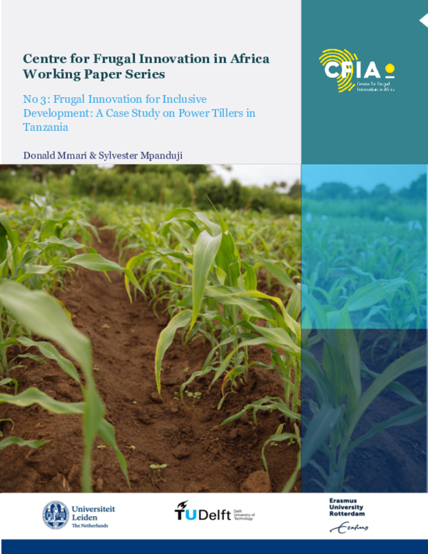 (PDF) Centre for Frugal Innovation in Africa Working Paper Series No 3 ...
