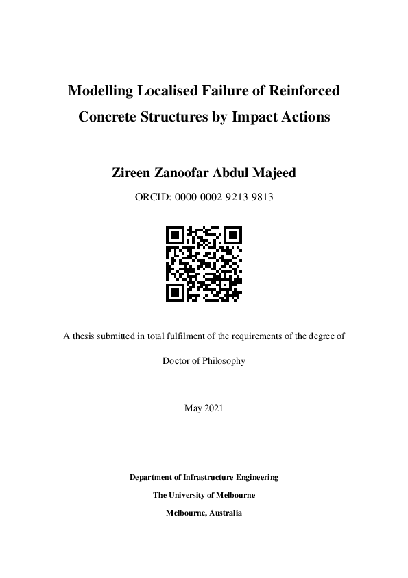 (PDF) Modelling Localised Failure of Reinforced Concrete Structures by ...