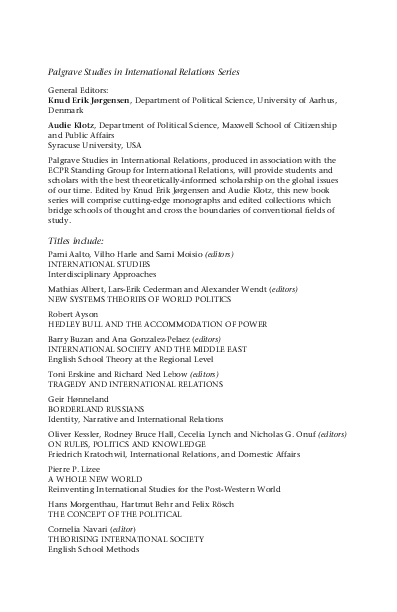 (PDF) Southeast Asia and the English School of International Relations