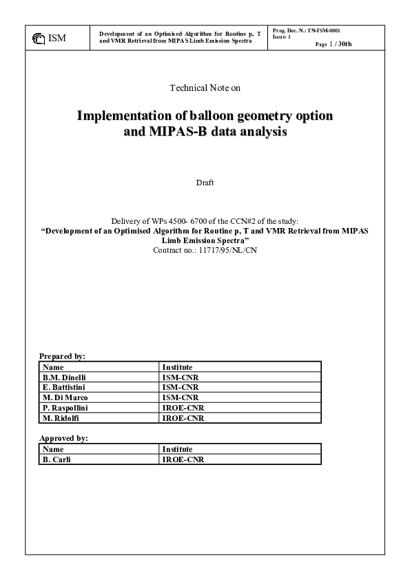 (PDF) Technical Note