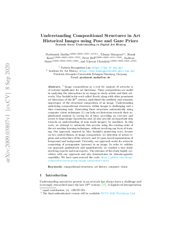 Pdf Understanding Compositional Structures In Art Historical Images Using Pose And Gaze Priors Pdf Understanding Compositional Structures In Art Historical Images Using Pose And Gaze Priors