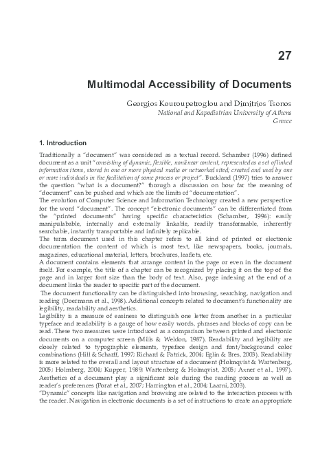 (PDF) Multimodal accessibility of documents