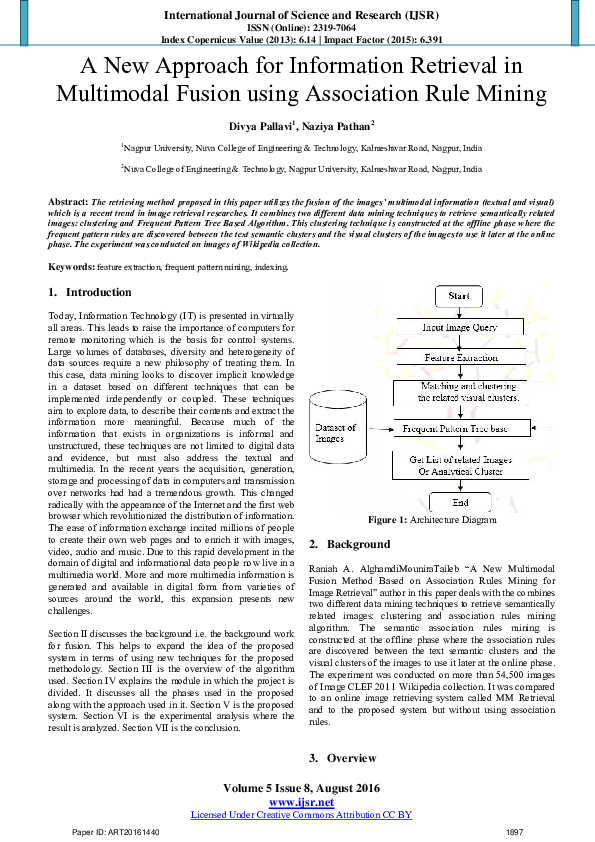 (PDF) A New Approach for Information Retrieval in Multimodal Fusion ...