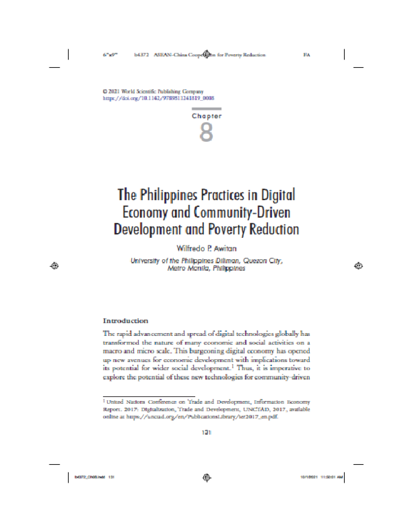 (PDF) The Philippines Practices in Digital Economy and Community-Driven ...