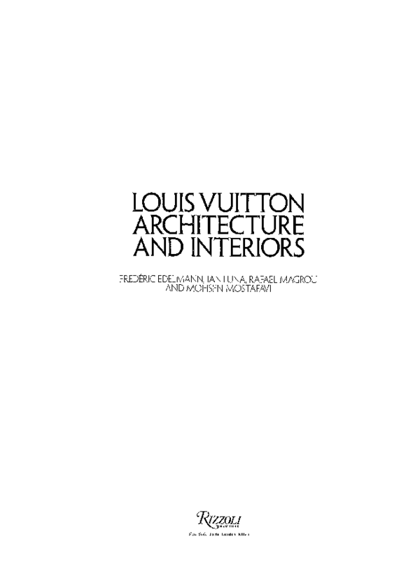PDF) Louis Vuitton: Architecture and Interiors