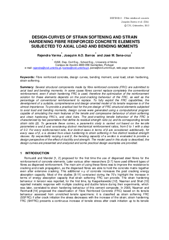 (PDF) Design-curves of strain softening and strain hardening fibre ...