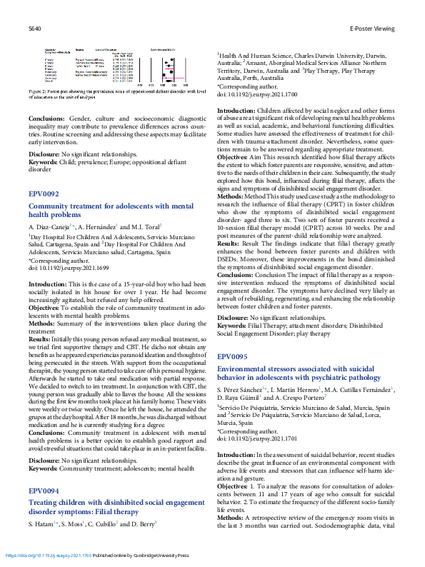 (PDF) Treating children with disinhibited social engagement disorder ...