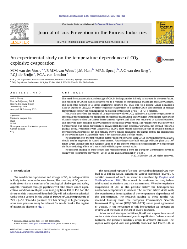 (PDF) An experimental study on the temperature dependence of CO2 ...