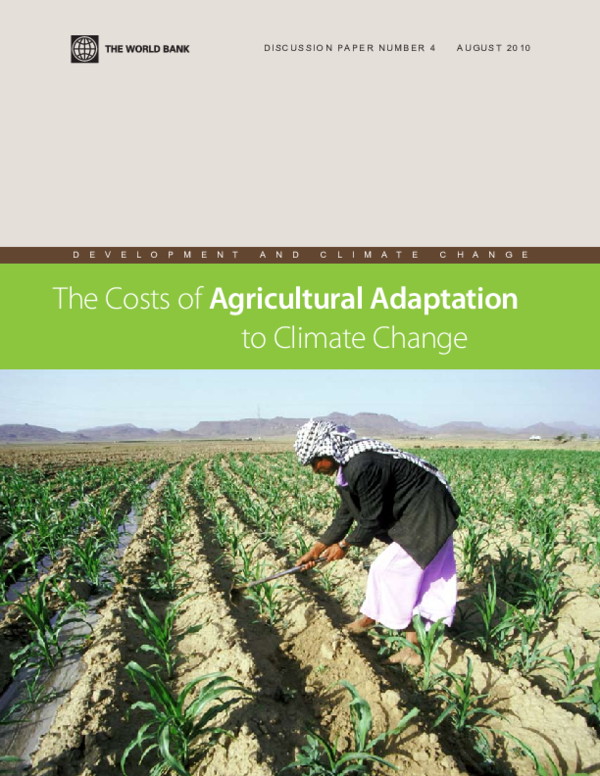 (PDF) The Costs of Agricultural Adaptation to Climate Change