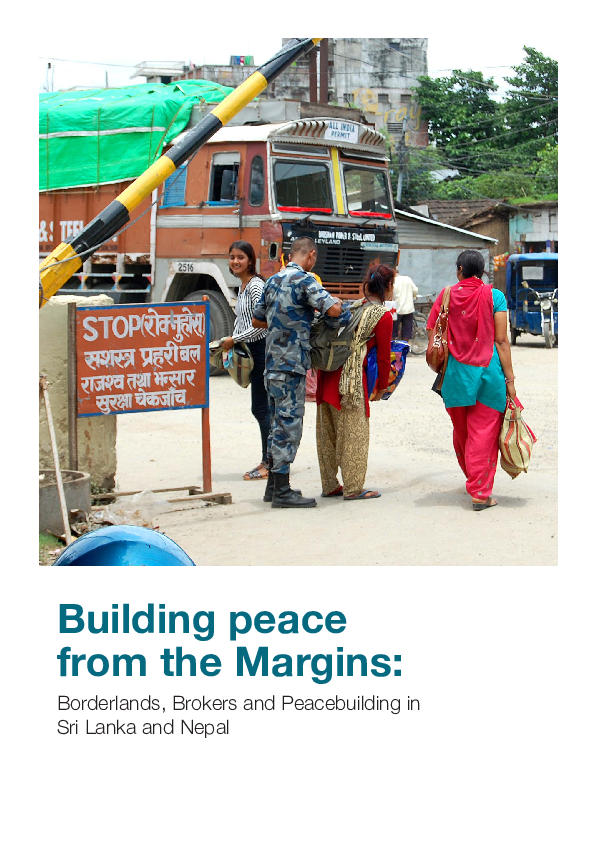 (PDF) Building peace from the Margins: Borderlands, Brokers and ...
