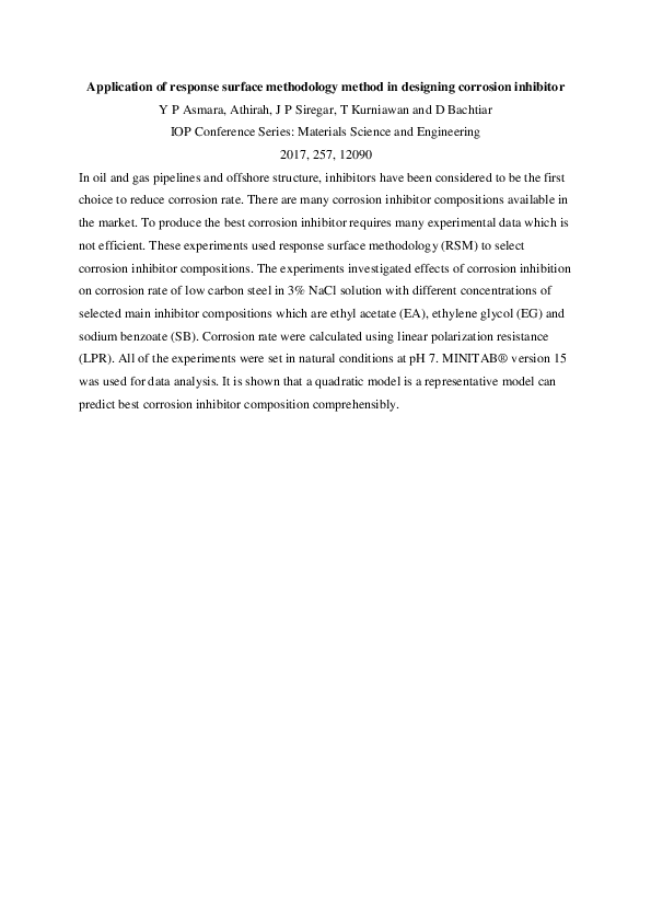 (PDF) Application of response surface methodology method in designing ...